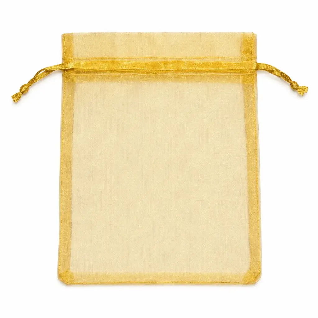Mini Organza Bag - Gold (18*13 cm)