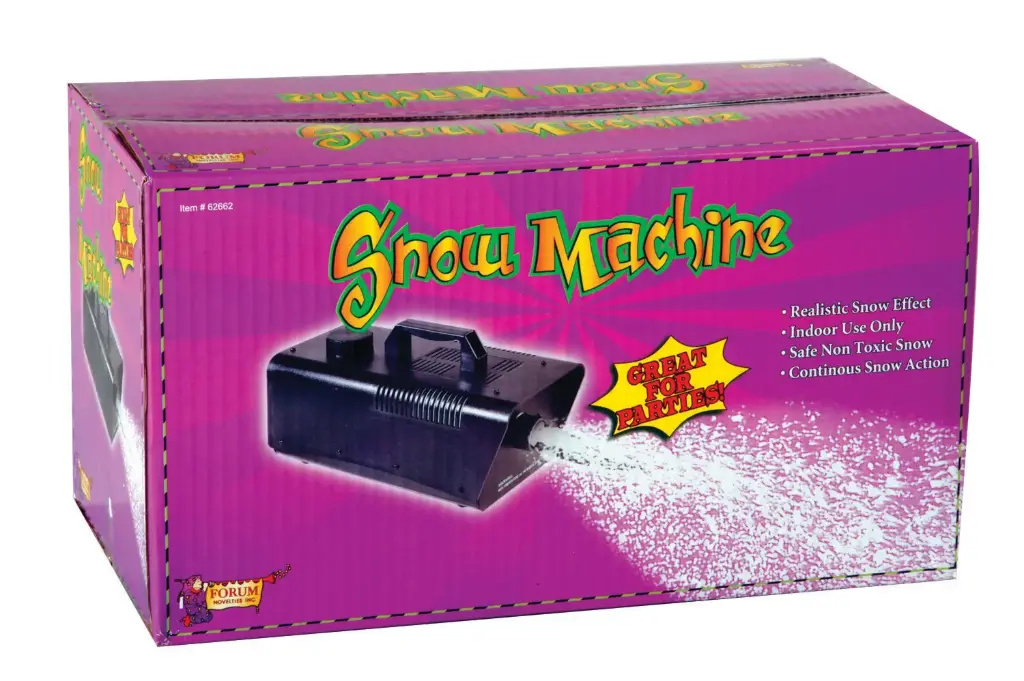 Mini Snow Machine w/ 2 Liter Snow/Foam Liquid