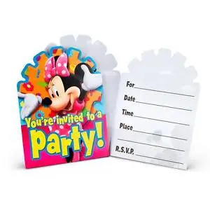 Invitation Cards-Minnie/You are invited to a Party!