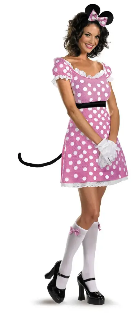 Minnie Mouse - Sassy Pink Women's Costume L/Adult Disney