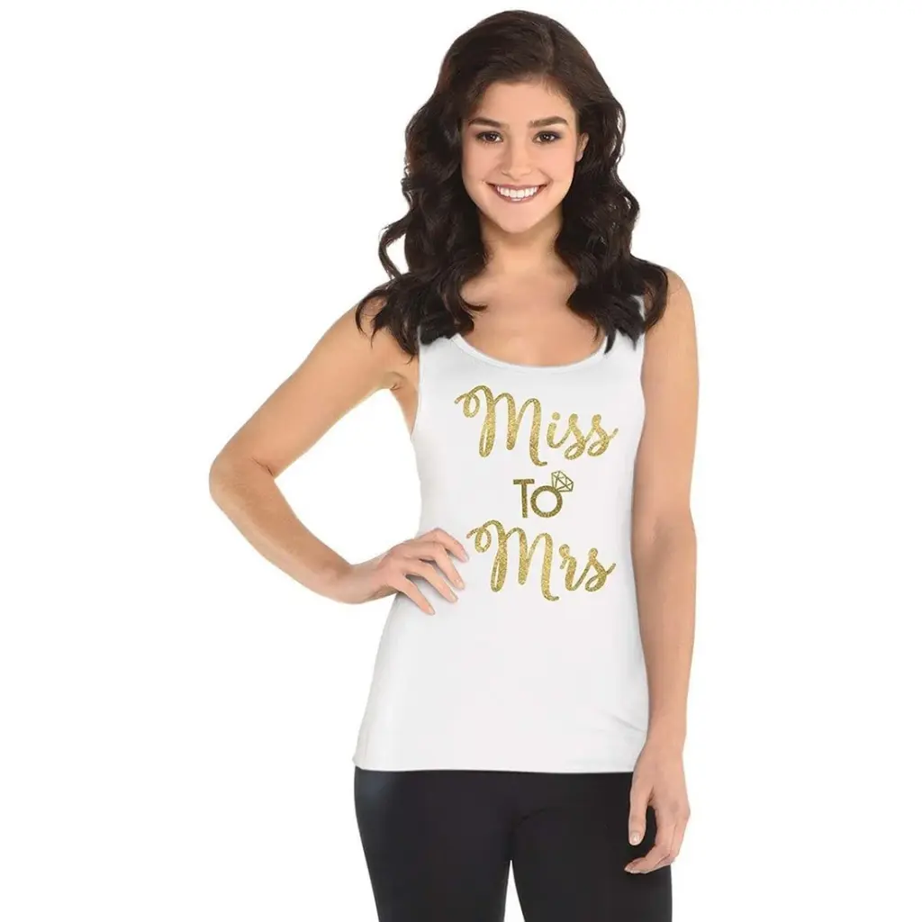 Miss to Mrs Tank Top Bridal & Wedding