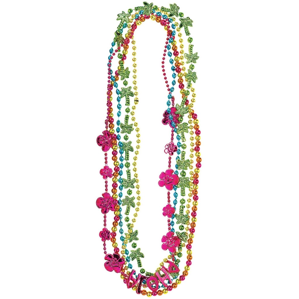 Multi Pack Tropical Necklace Hawaiian/Tropical