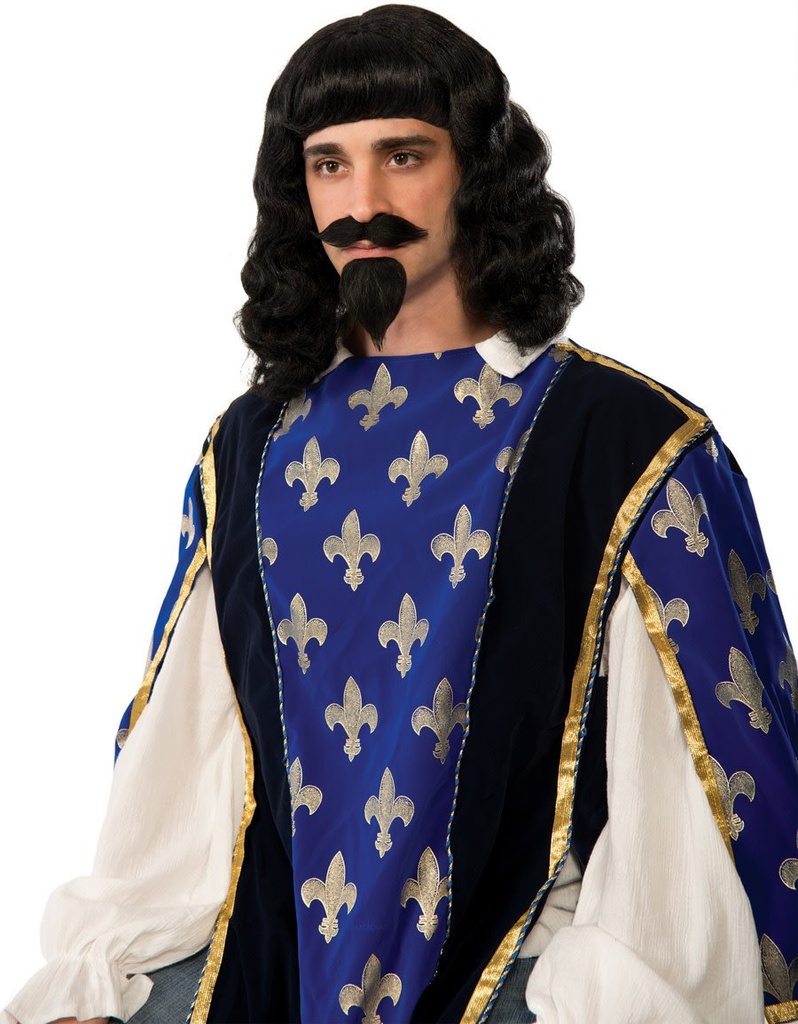 Musketeer-Wig/Moustache/Goatee