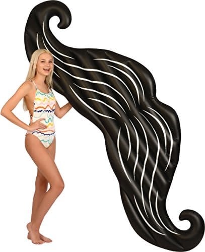 Mustache Pool Float