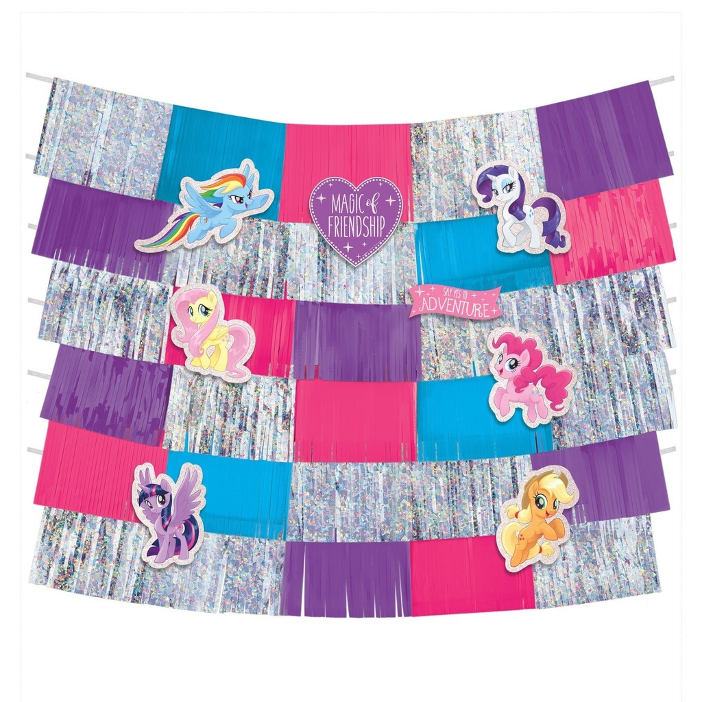 My Little Pony Friendship Adventures Deluxe Backdrop Decorating Kit