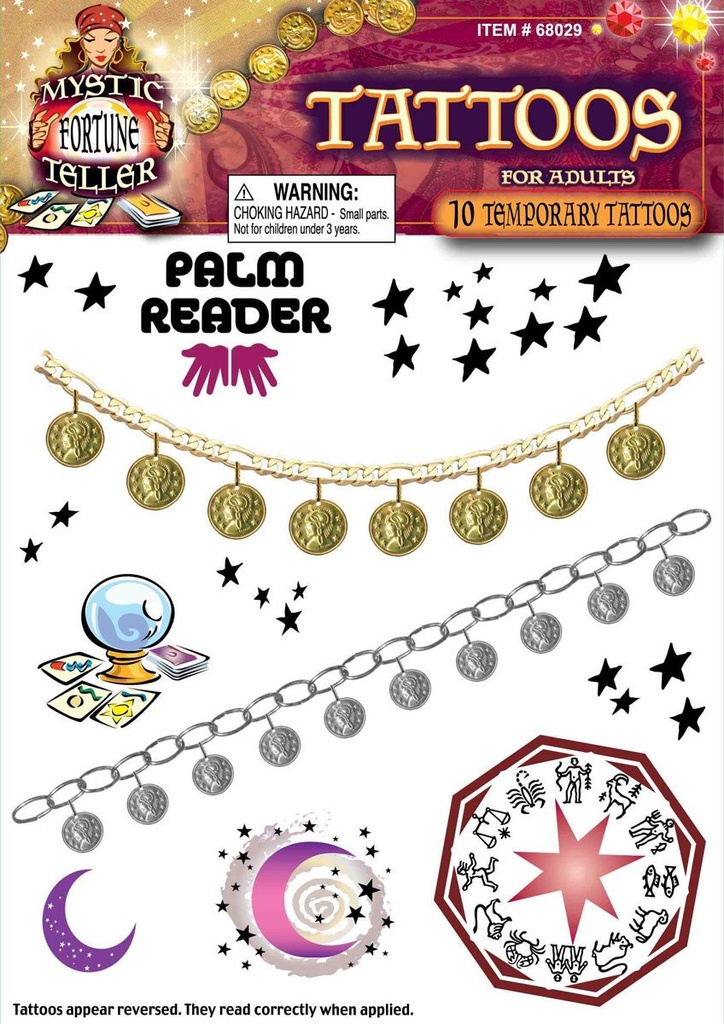 Mystic Fortune Teller Tattoos