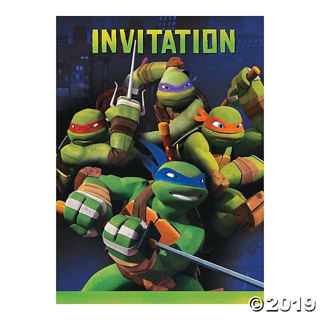 Ninja Turtles - Invites