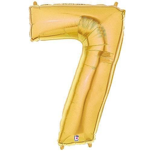 Number - 40'' Megaloon Gold Number 7