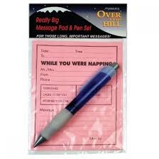 OTH Really Big Pen And Pad Set