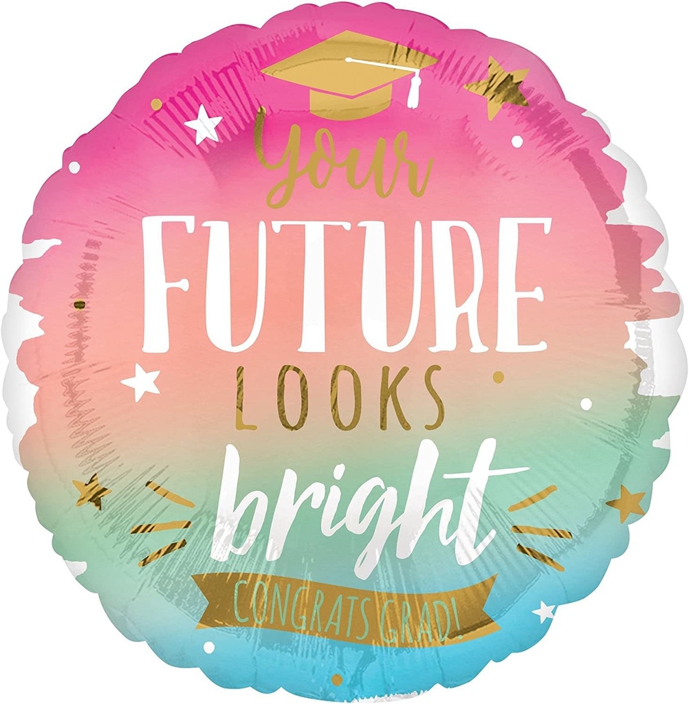 P32 LOVELY GRAD JUMBO FOIL BALLOON 28INCH