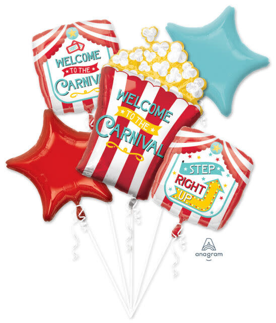 P75 Carnival Balloon Bouquet 5Pcs Circus
