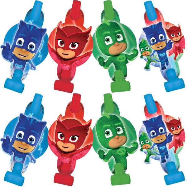 PJ Masks -  8/Pk Blowouts & Noisemakers