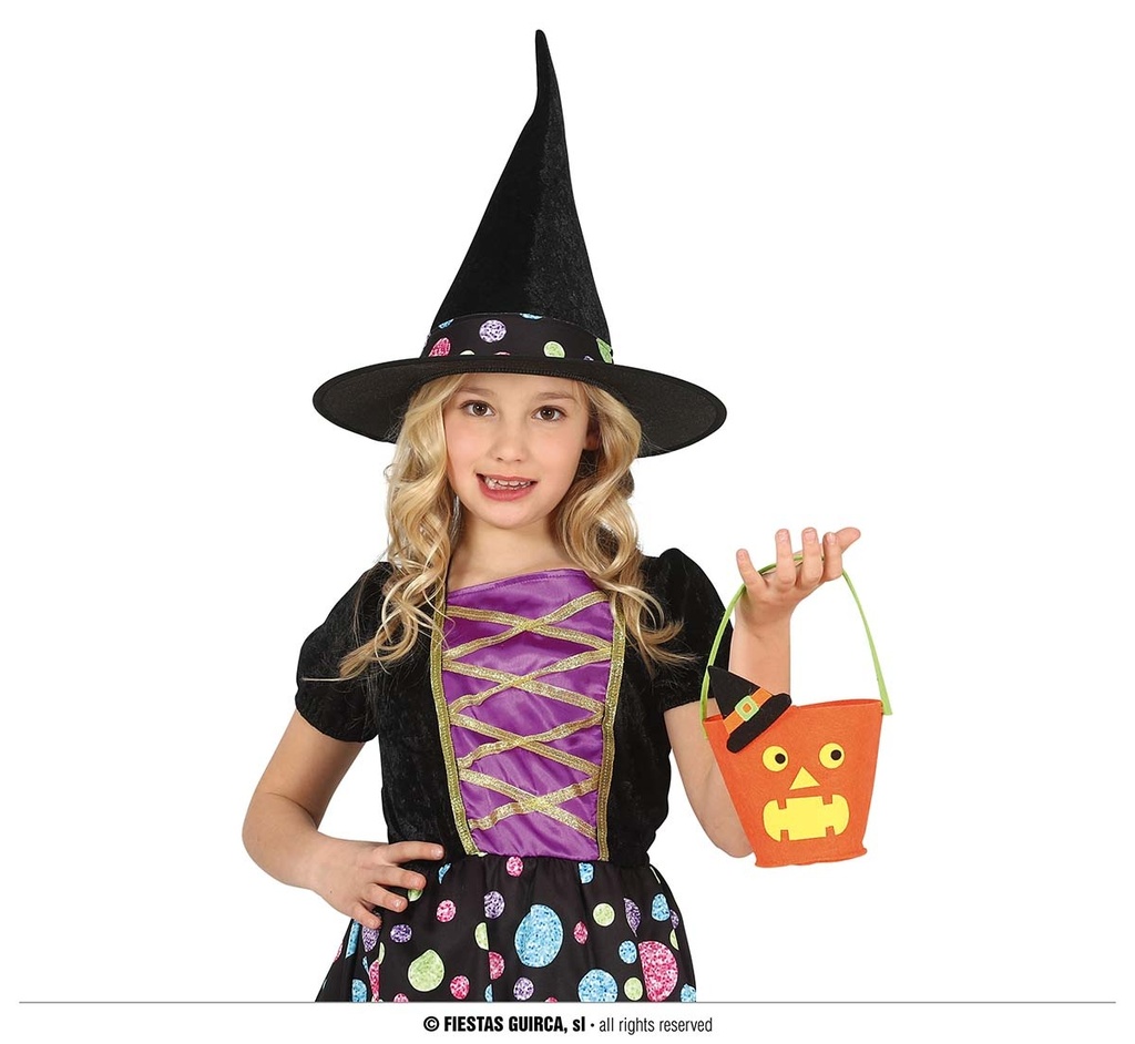 PUMPKIN FELT BUCKET 20 CM Containers