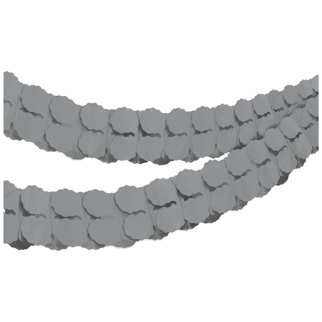 Paper Garland 3.6 m x 17.7 cm Silver