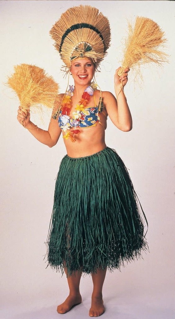 Paper Raffia Hula Skirt Hawaiian/Tropical