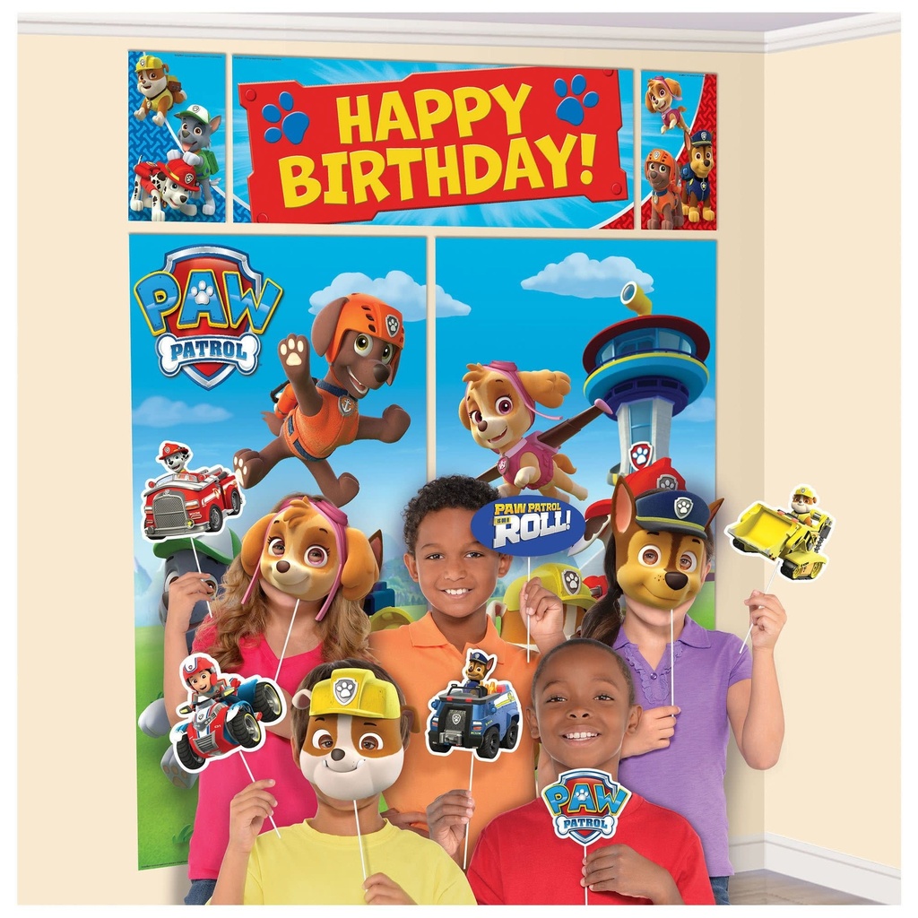 Paw Patrol Scene Setters  with Props