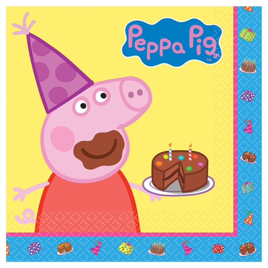 Peppa Pig  Luncheon Napkins
