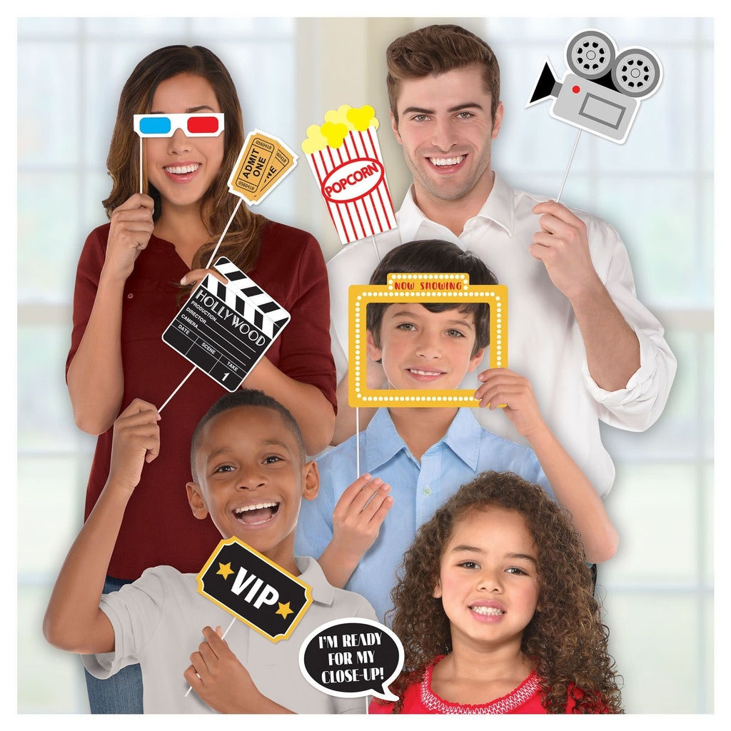 Photo Props - Movies Hollywood Movie Night