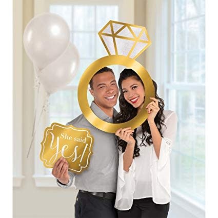 Photo Props Frame - Wedding Ring