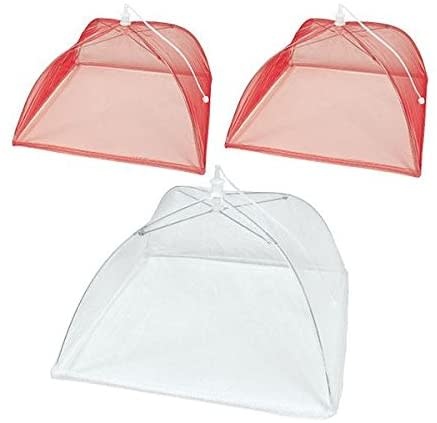 Picnic Party Food Cover, 3 Pack Coolers & Serving Plates