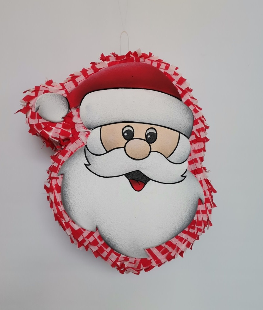  Medium Die Cut Pinata 60 cm-Smiling Santa