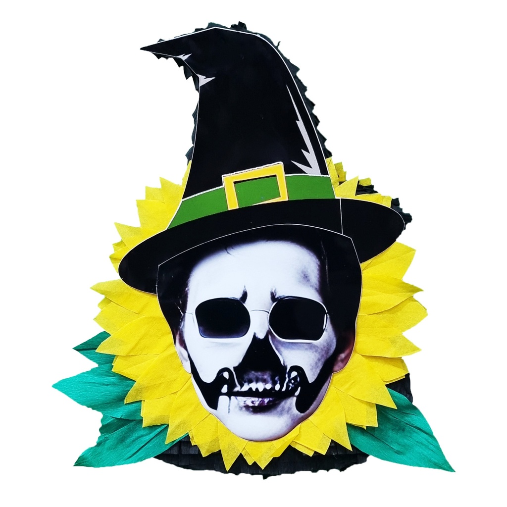 Pinata Die cut(37X54) cm-Skull Sunflower