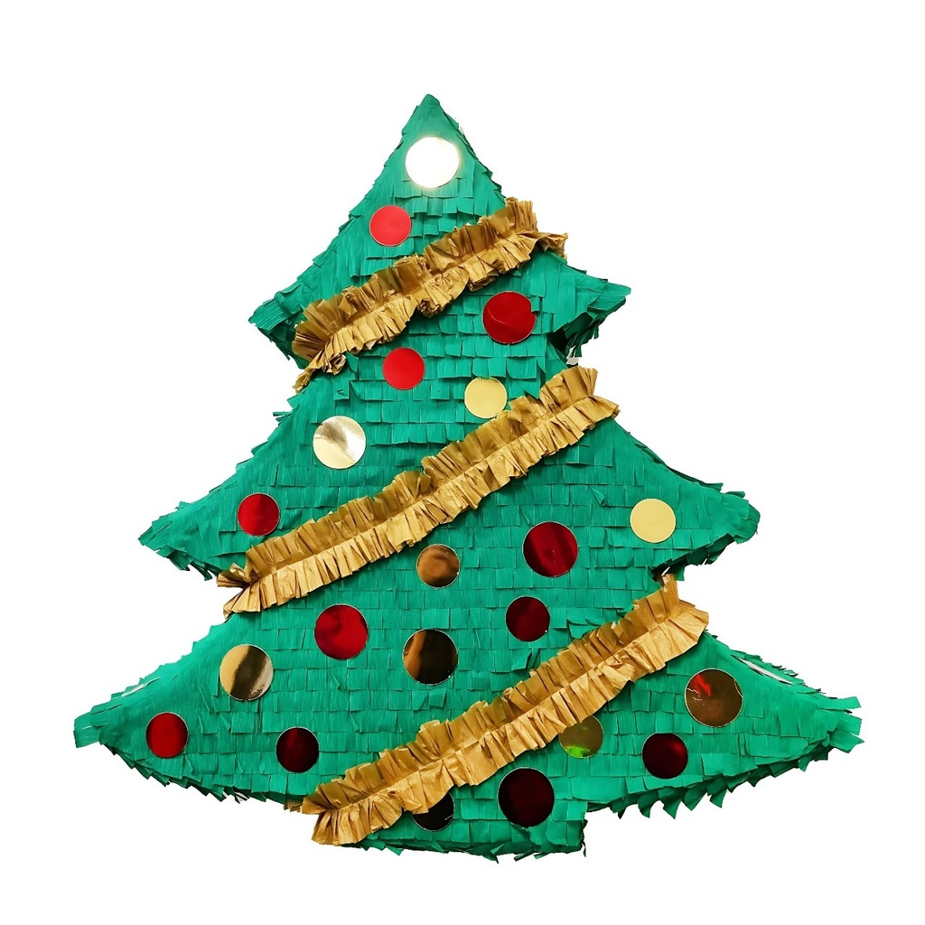 Large Die Cut Pinata 70cm-Christmas Tree