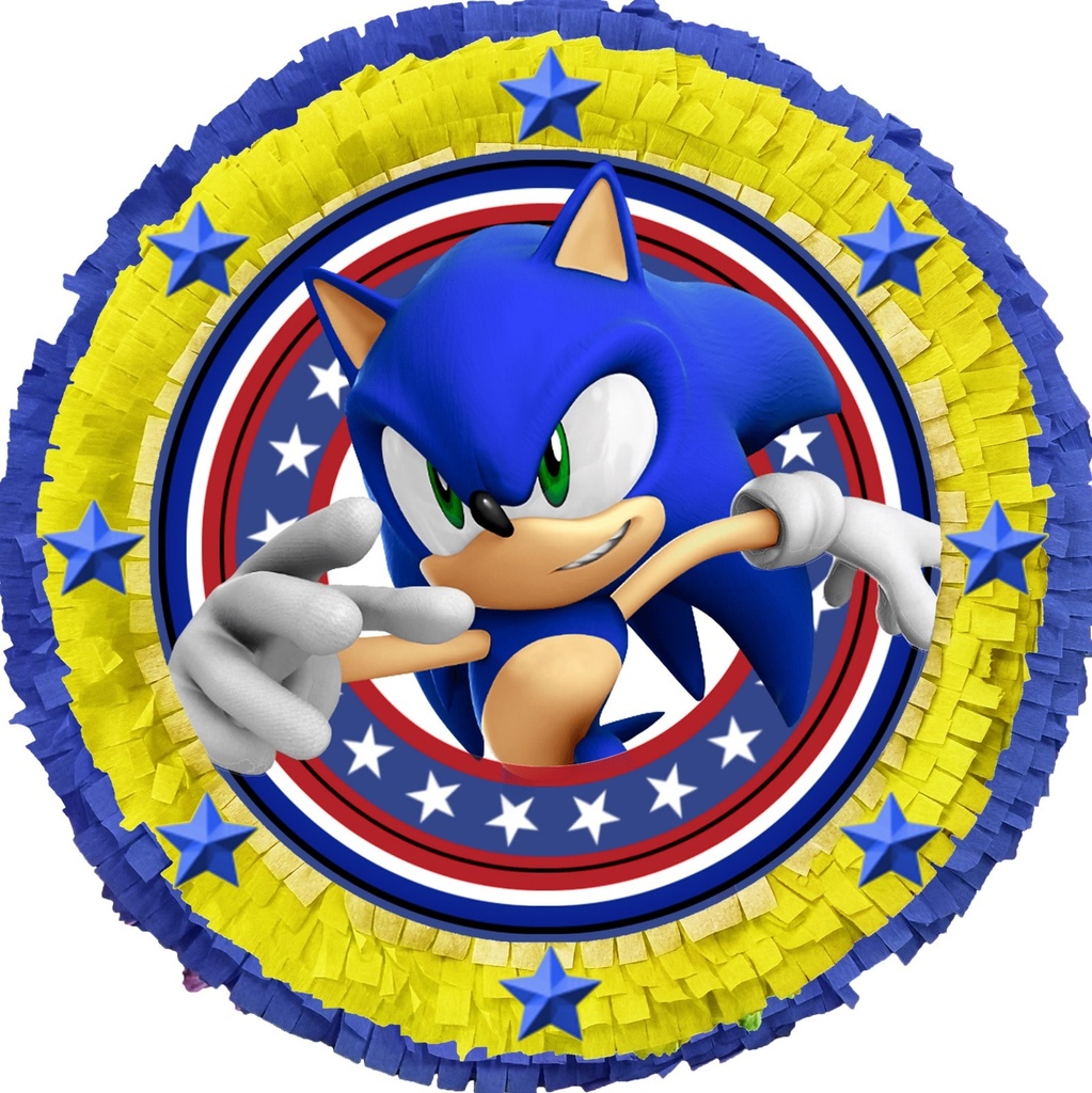  Round 45 cm-Sonic Pinatas