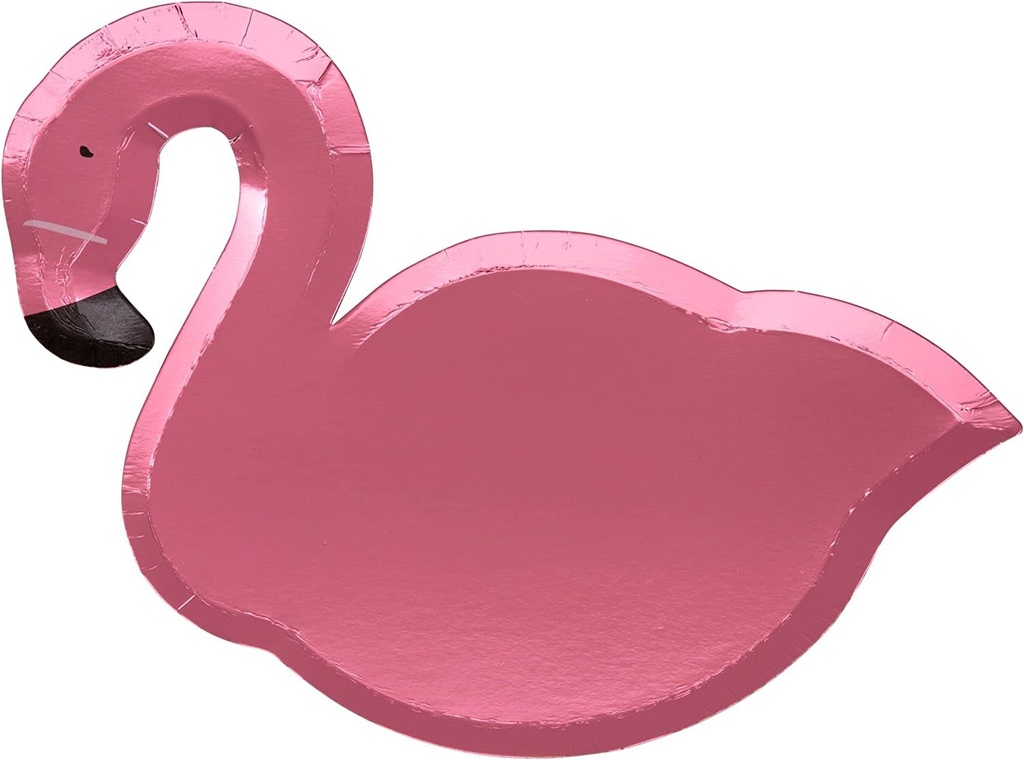 Pink Flamingo Plates