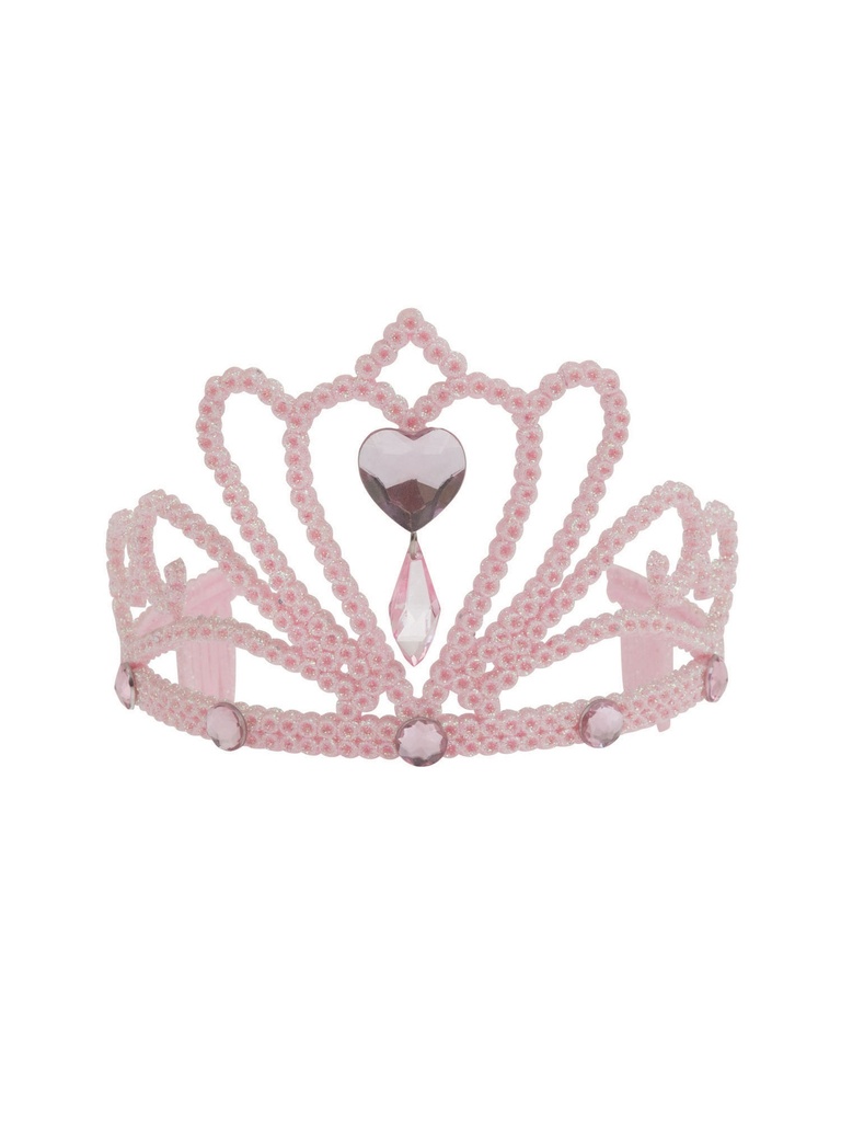 Pink Glitter Tiara & Stone Tiaras