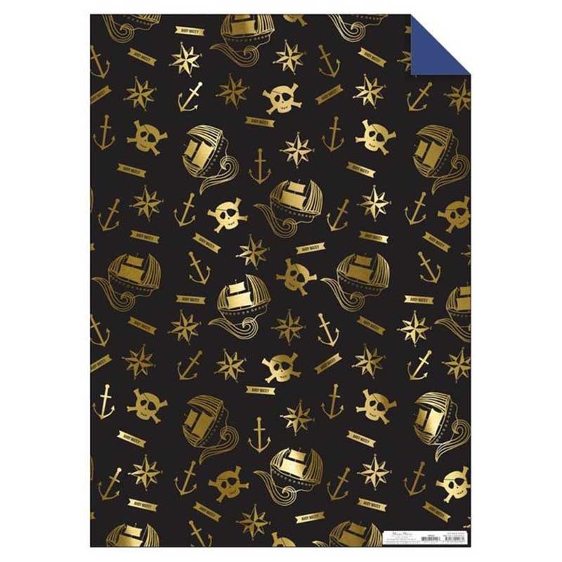 Pirate Gift Wrap Sheets