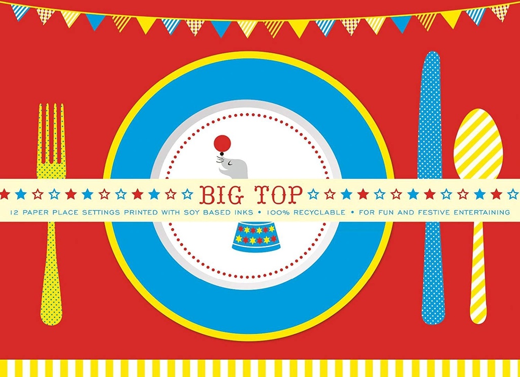 Placemat - Circus Birthday Circus