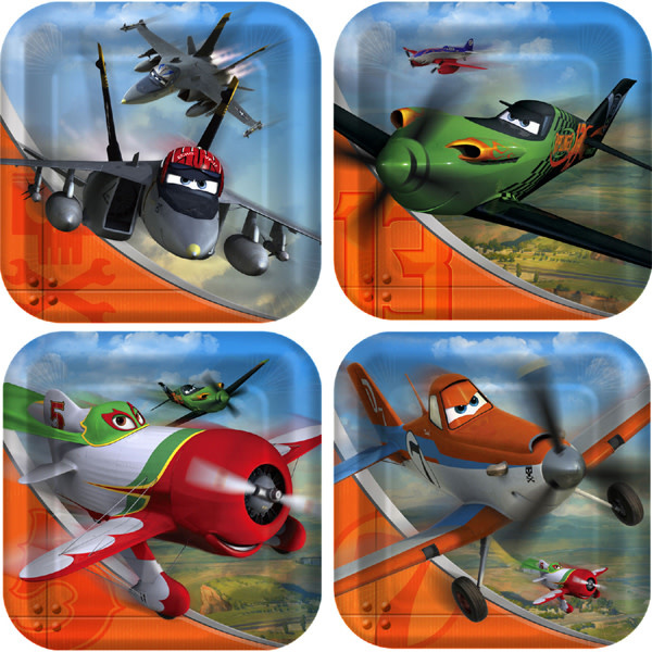 Planes-7 Inch Plates