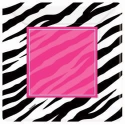 Plate - 10" Zebra Square