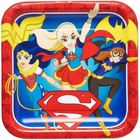 Plates - Superhero Girls 9"