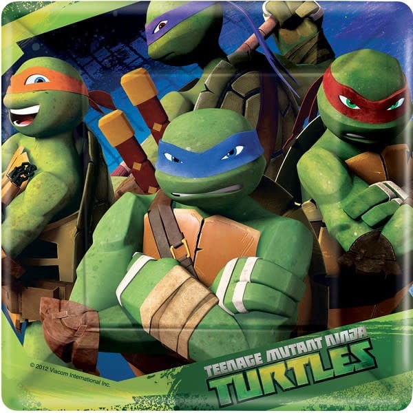 Plates - TMNT 7"