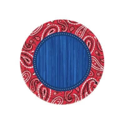 Plates Bandana & Bl Jeans 7"