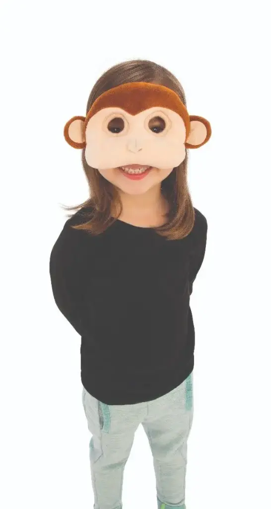Plush Mask-Monkey Jungle Animals