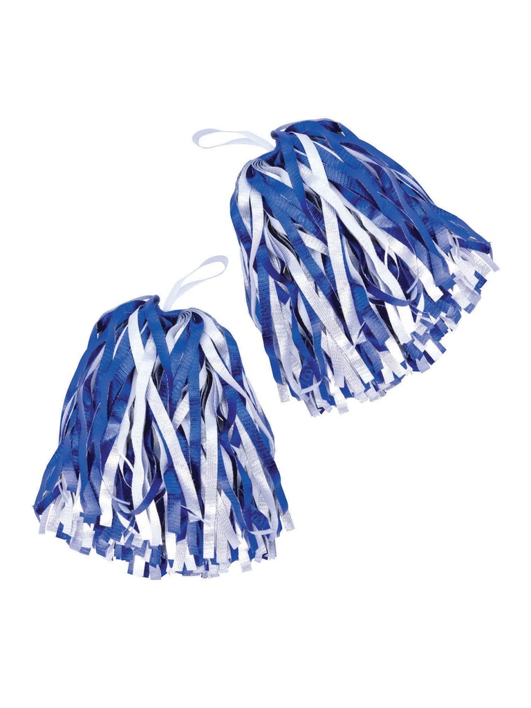 Pom Pom Blue/White - Pair Novelties