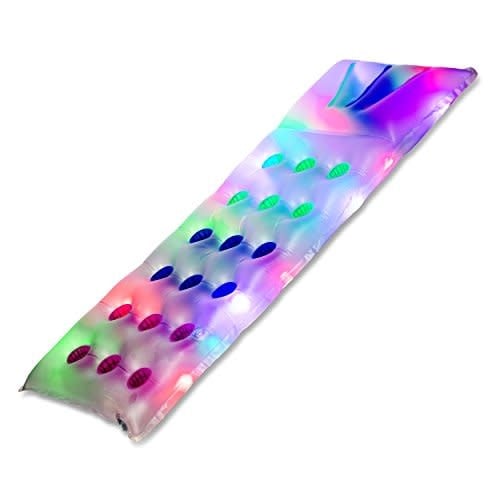 Pool Raft - Deluxe Illuminated W 18 Color Pockets