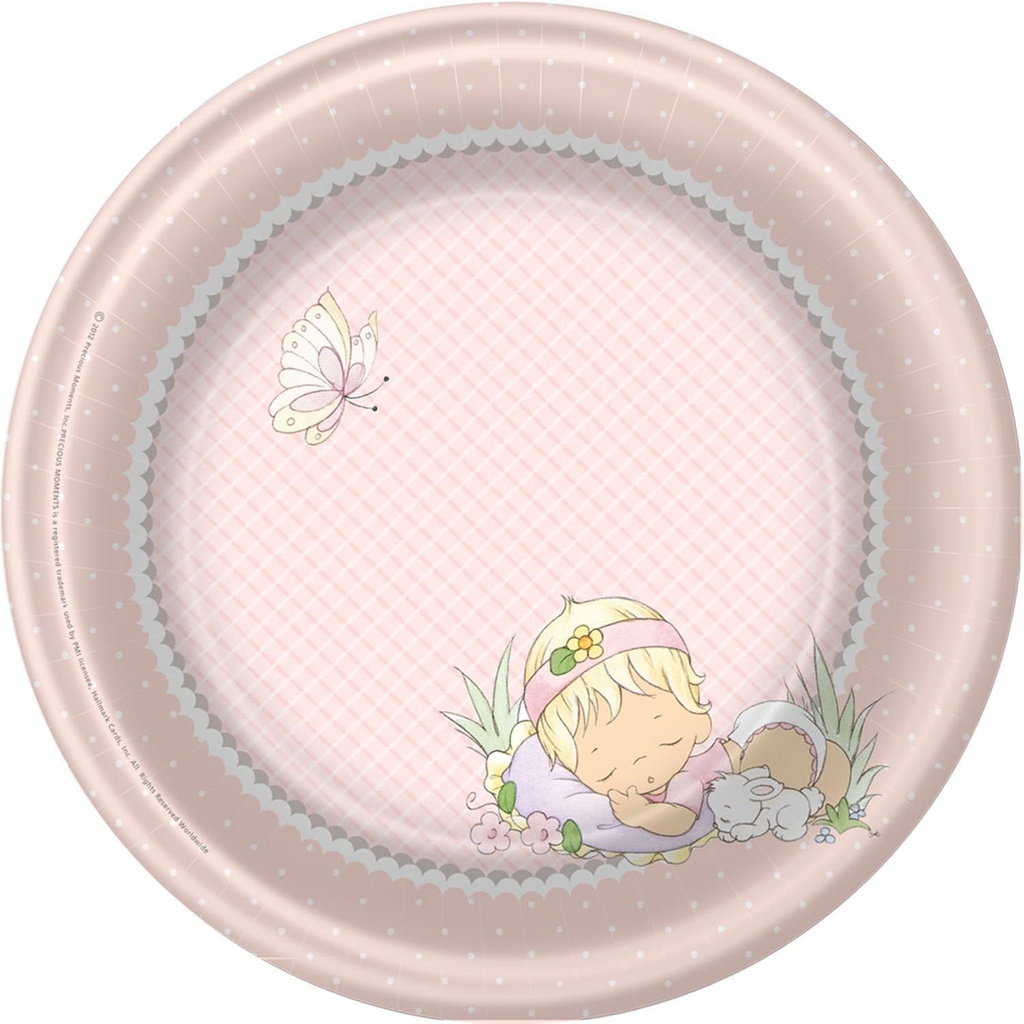 Precious Moment Baby Girl-Dinner Plate