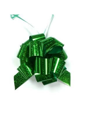Pull Bow Holographic Ribbon -  Green