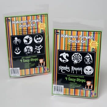 Pumpkin Stencil Kit W Scoop Halloween