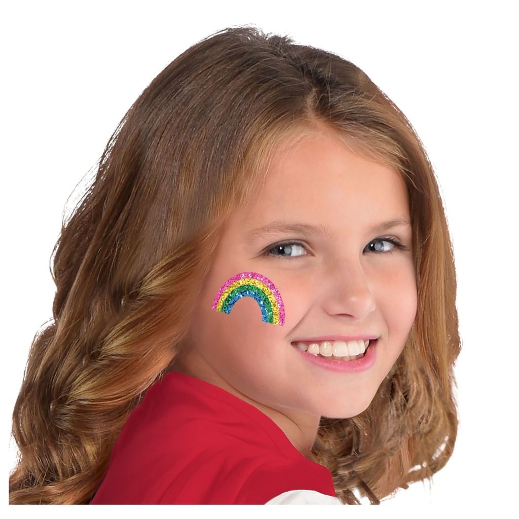 Rainbow Body Jewelry Stickers & Tattoos