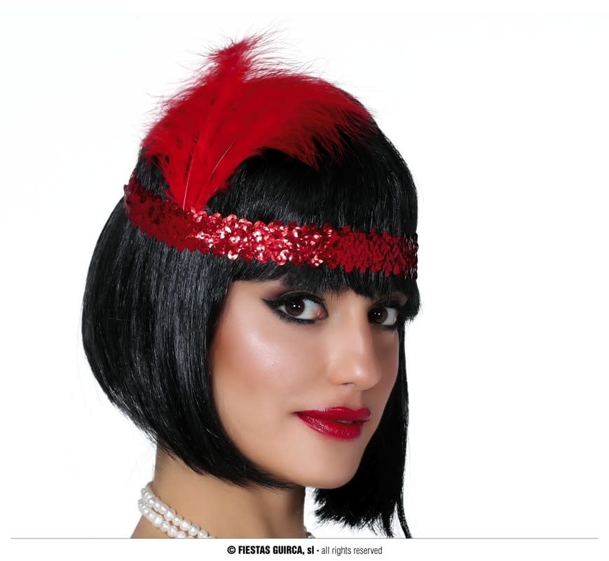 Red Charleston Headband