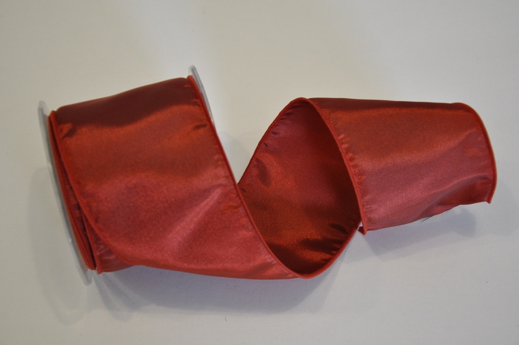 Ribbon  Iridescent Wired Taffeta 3 Inch X 12 Yd -  Red