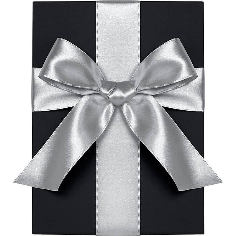 Ribbon Dble Faced Satin 1.5'' - Silver