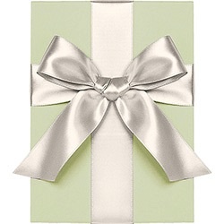 Ribbon Dble Faced Satin 1.5'' - White