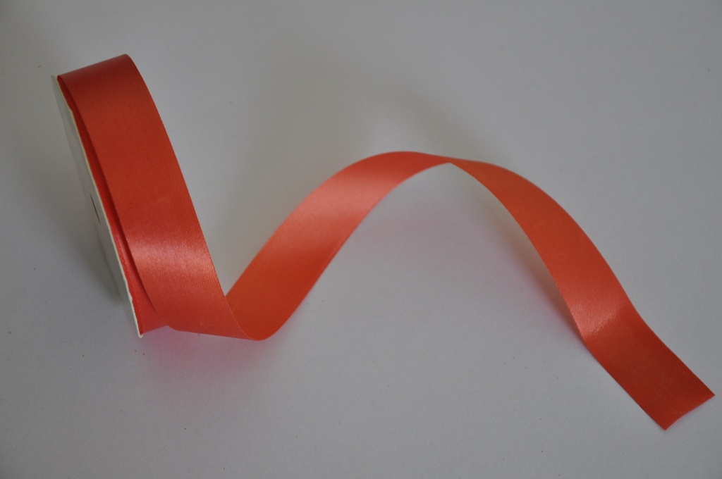 Ribbon Fabric 1 inch X 24Ft - Red