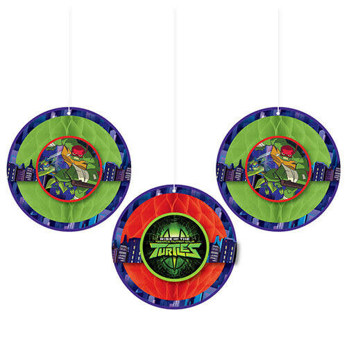 Rise of the TMNT™-Honeycomb Decoration